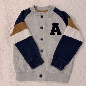 2/$20 H&M toddler boy varsity sweatshirt 2-4 years